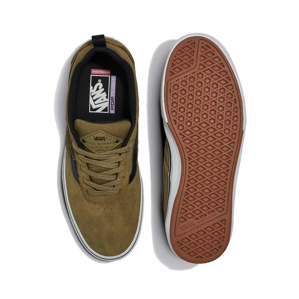 Vans Kyle Walker Mens Size 8.5 Sneakers Gothic Olive Skate Shoes - Picture 4 of 4